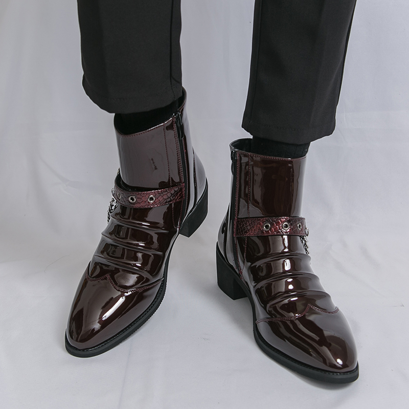 Sepatu Bot Kasual Pria High To - Street Fashion High End ulasan dan harga