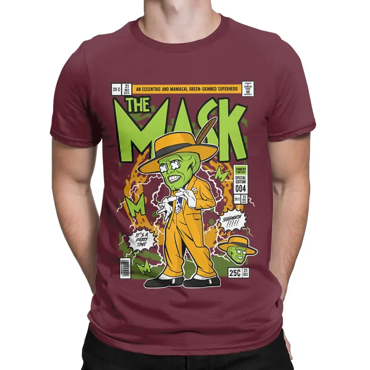 Kaus lengan pendek Jim Carrey  - Street Fashion Usa ulasan dan harga