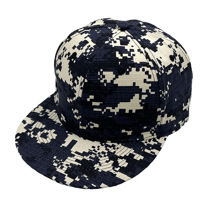 Topi Hip Hop Kamuflase Cetak D - Street Fashion Men 2025 ulasan dan harga